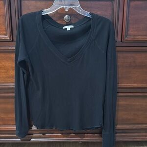 James Perse long sleeved v-neck lightly worn.